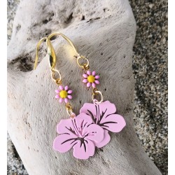 Boucles d'oreilles / FLEURS...