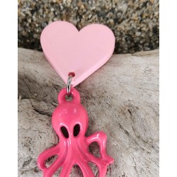 Boucles d'oreilles / COQUILLAGE / ROSE