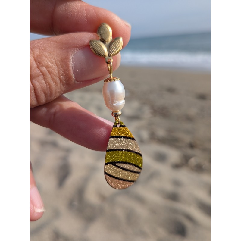 Boucles d'oreilles FLEUR DE LOTUS