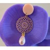 Clous  d'oreilles / ROSE / MANDALA