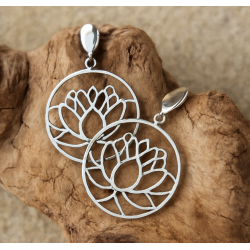 Clou d'oreilles / LOTUS / ACIER INOXYDABLE