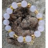 Bracelet / QUARTZ ROSE / OURSON /COEUR