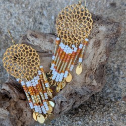 Boucles d'oreilles / Rosace