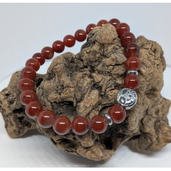 BRACELET / CORNALINE / ARBRE DE VIE