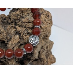 BRACELET / CORNALINE / ARBRE DE VIE