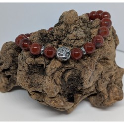 BRACELET / CORNALINE / ARBRE DE VIE