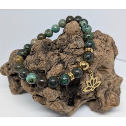 BRACELET / TURQUOISE AFRICAINE / LOTUS