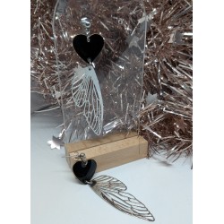 CLOU D'OREILLE / COEUR / AILE PAPILLON