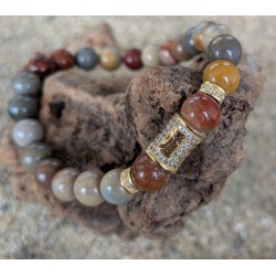 BRACELET / JASPE PICASSO