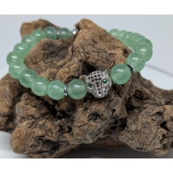 BRACELET / AVENTURINE/ PANTHERE
