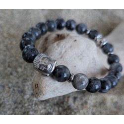 BRACELET / LABRADORITE / BOUDDHA