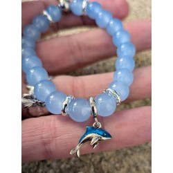 BRACELET/ DAUPHIN / BLEU