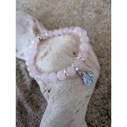 BRACELET / TORTUE / COEUR / ROSE