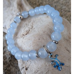 BRACELET / GECKO / BLEU