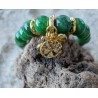 BRACELET/ INFINI / COEUR / ARBRE DE VIE / VERT