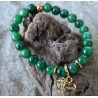 BRACELET/ INFINI / COEUR / ARBRE DE VIE / VERT