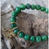 BRACELET/ INFINI / COEUR / ARBRE DE VIE / VERT