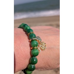 BRACELET/ INFINI / COEUR / ARBRE DE VIE / VERT