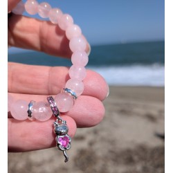 BRACELET / CHAT / ROSE
