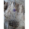 BOUCLES D'OREILLES / LOTUS / AMETHYSTE