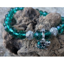 BRACELET / TORTUE / VERT