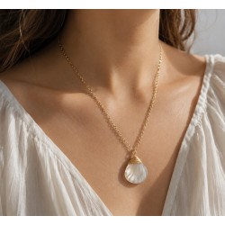 PENDENTIF / EVENTAIL / ACIER INOXYDABLE