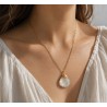 PENDENTIF / EVENTAIL / ACIER INOXYDABLE