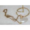 PENDENTIF / EVENTAIL / ACIER INOXYDABLE