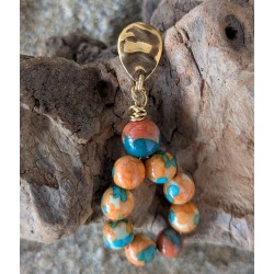CLOU D'OREILLE ACIER INOXYDABLE DORE / COLORE