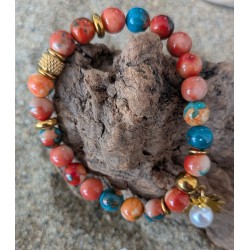 BRACELET / COLORE / ACIER INOXYDABLE DORE