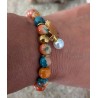 BRACELET / COLORE / ACIER INOXYDABLE DORE