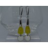 Boucles d'oreilles / jaune